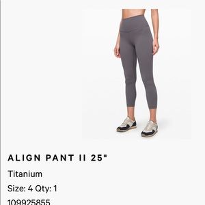 Lululemon titanium align